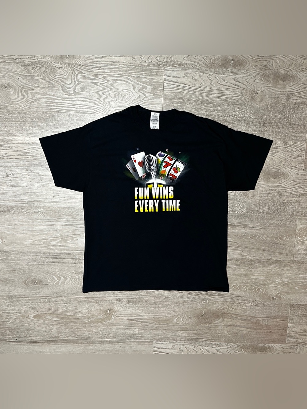 Vintage OLG Lottery Canada “Fun Wins Every Time” Graphic T-Shirt